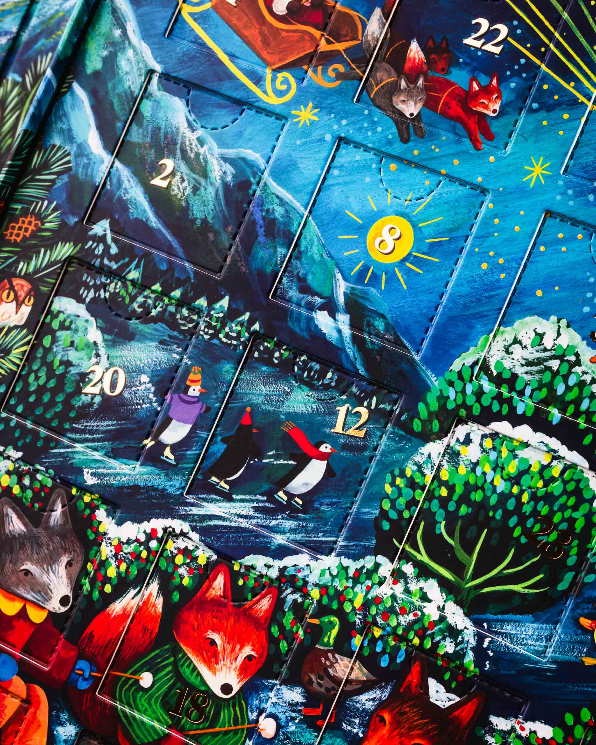 Chocolate Advent Calendar - Winter Fox - Image 8
