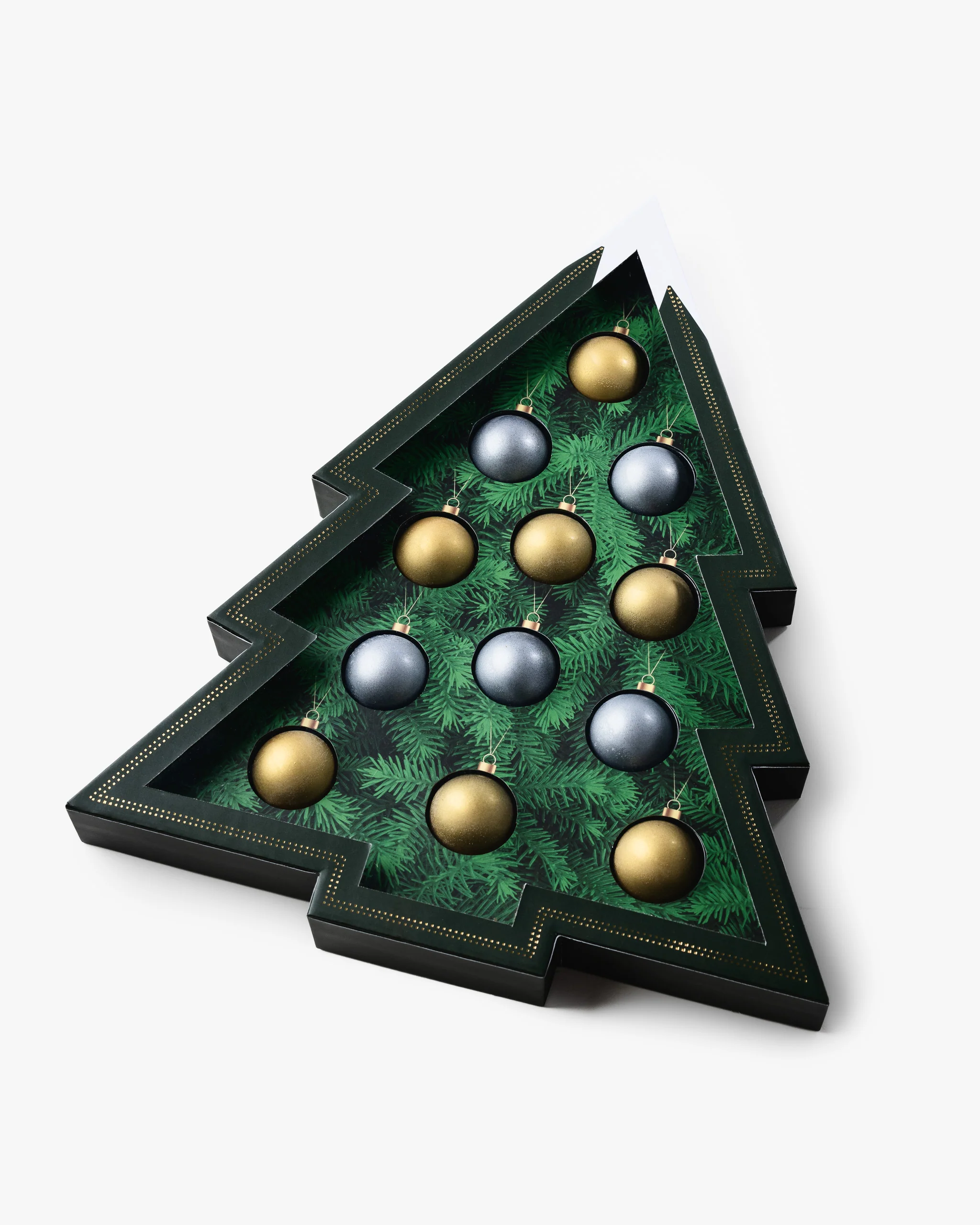 Chocolate Christmas Tree Gift Box with Edible Ornaments - Image 5