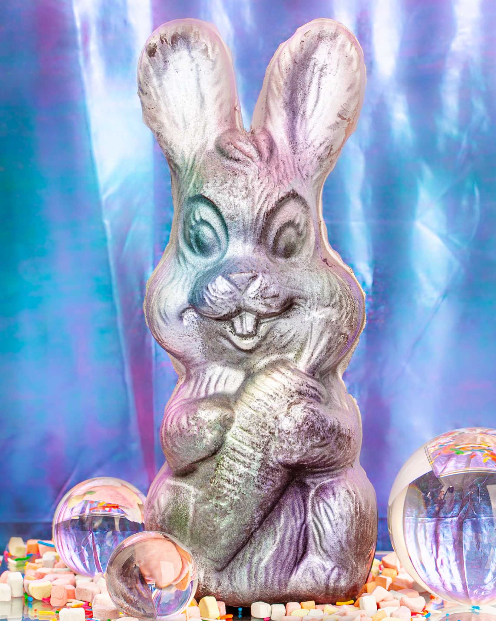 Exploding Rainbow Chocolate Easter Bunny - Image 3