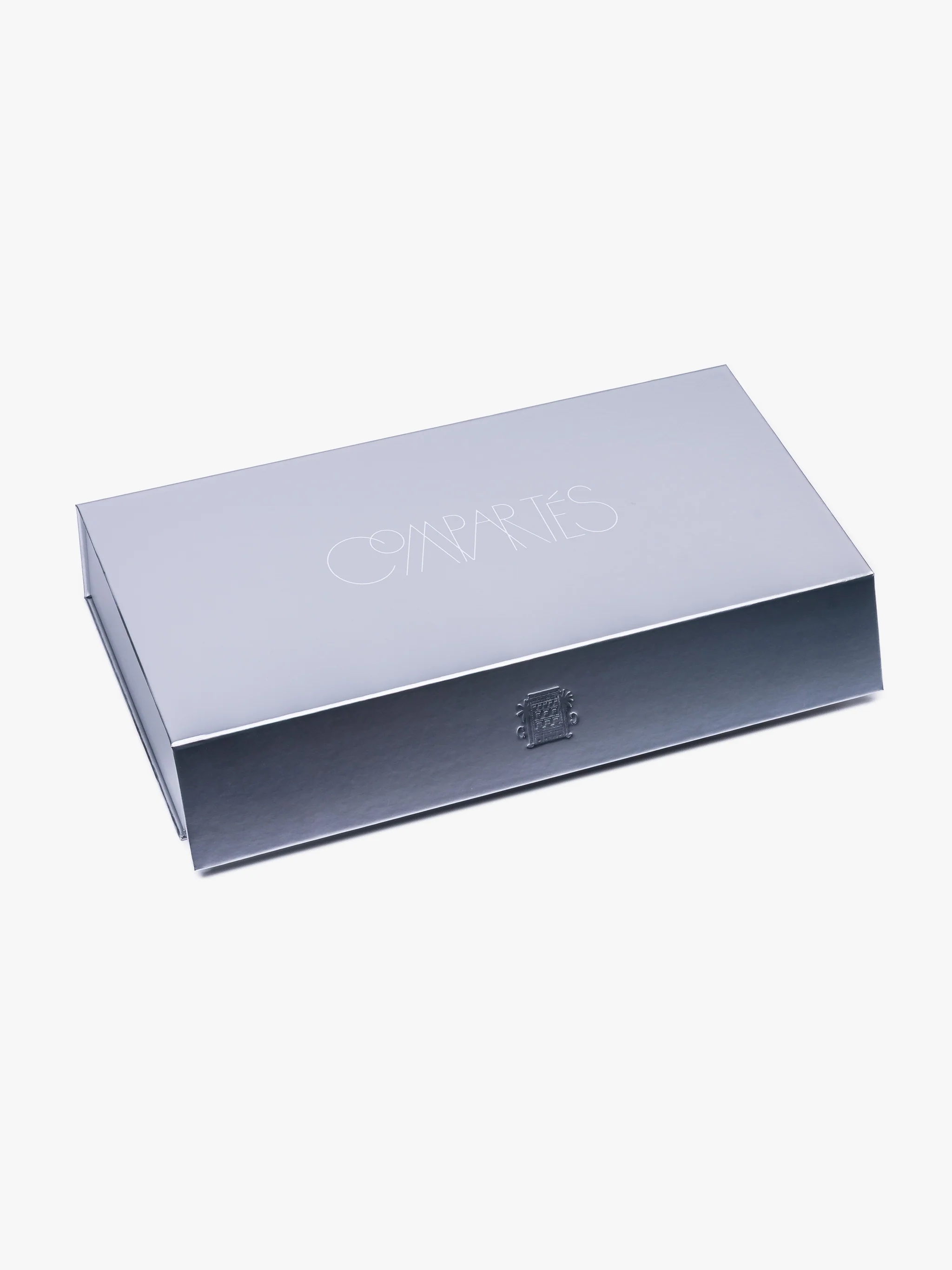 Stunning Silver Luxury Drawer Gift Box - Assorted Chocolates & Fruits - Image 3